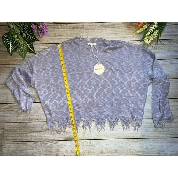 Wild Honey Lavender Sweater (sz M) - Picture 4 of 5